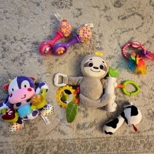 Lot of baby toys